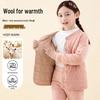 Kinder Winter Fleece-gefütterte Schuluniform für Jungen & Mädchen - Verdickte Baumwolle für Wärme