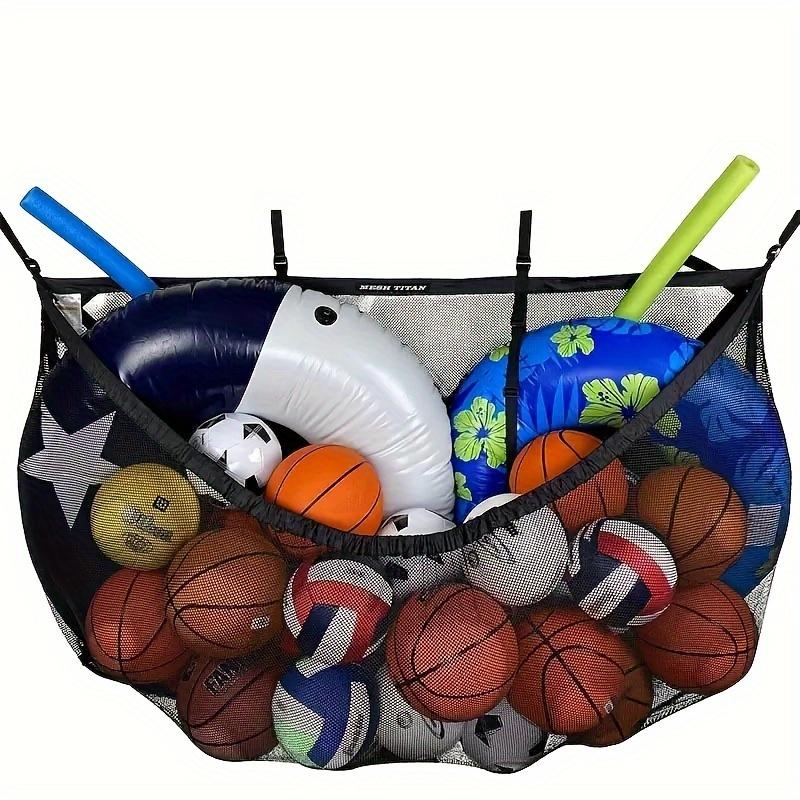 

Hanging Pool Storage Mesh Bag - Spacious Organizer for Inflatable Toys & Swimming Rings чёрный