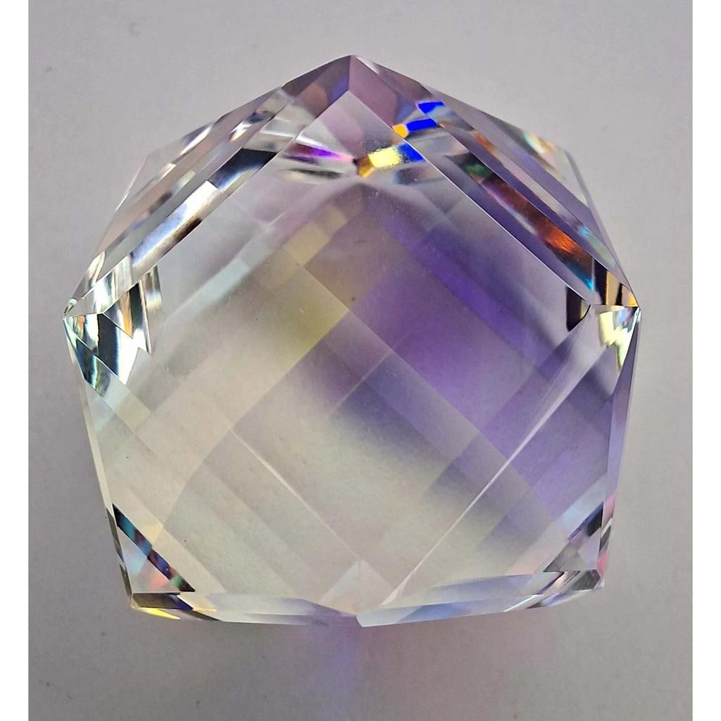 Stunning Natural Faceted Hexagonal Cut Mystic Quartz 215-217 Ct Loose Gemstone