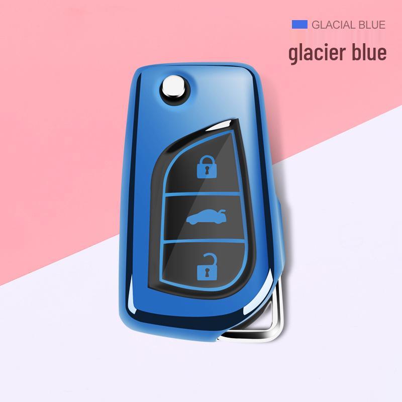 Toyota Key Case for Corolla, Camry, Crown, Levin, Reiz, Highlander, RAV4 - Car Key Protective Cover