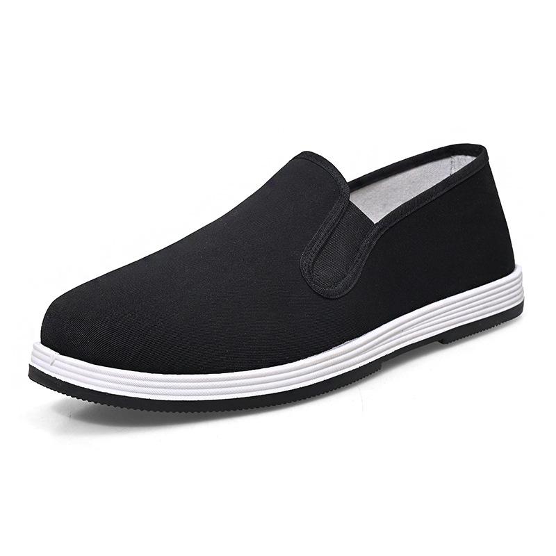 Old Beijing cloth shoes, wormwood deodorant men and women, casual and light feet, non-slip and wear-resistant soft soles, deodorant rubber cloth shoes