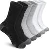 6 Pairs Men's Outdoor Gym Socks High Quality Comfortable Soft Buffered Running Socks Breathable Large Size New Style EU39-46