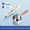 Minuoshi Silicone Food Tongs and Oil Dispenser Set