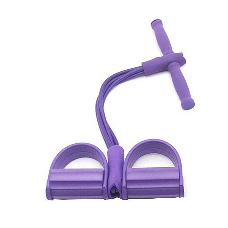 Durable Fitness Gum 4 Tube Resistance Bands For Effective Sit-up Pull Rope Exercises