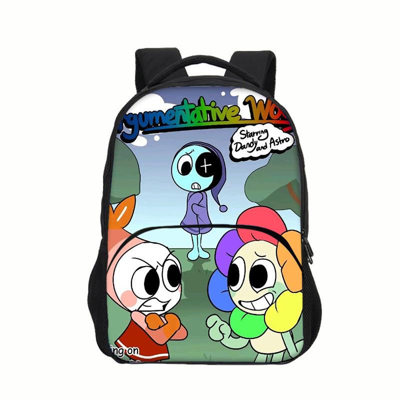 Dandys World Roblox Kids School Backpack With Printed Nylon For Elementary Students