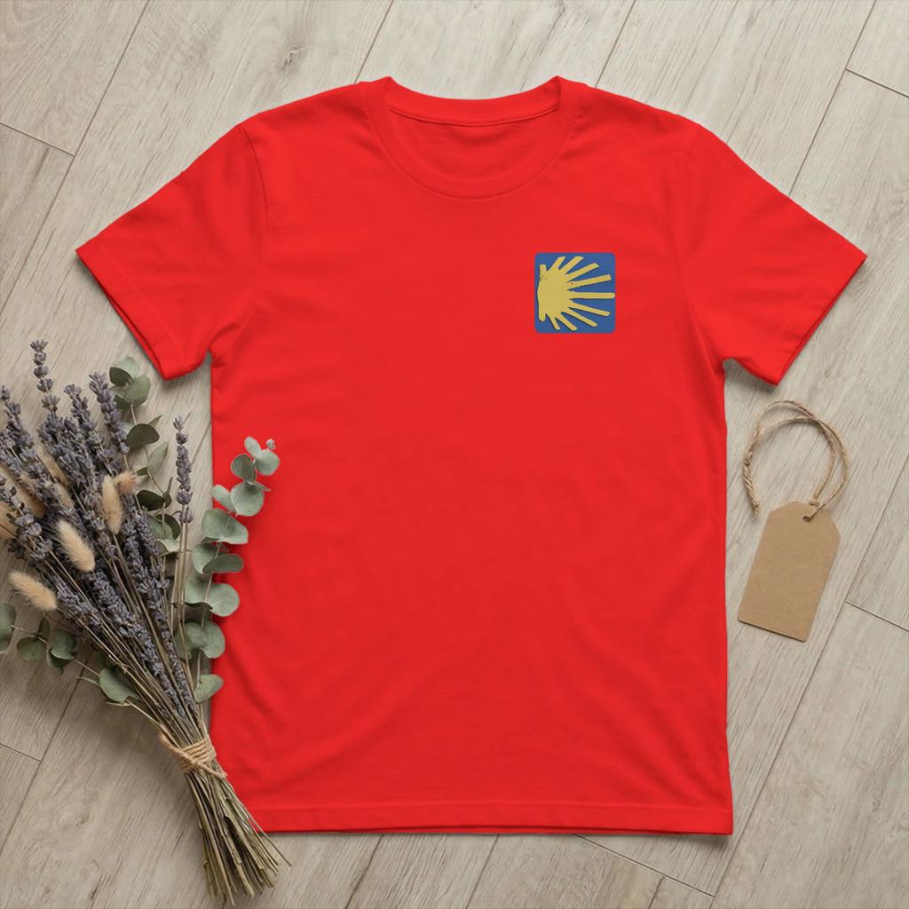 Camino de Santiago Hiking Unisexs T Shirt Way of St James Fashion Tees Short Sleeve Crewneck TShirts Cotton Unique Tops