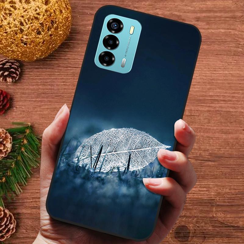 Christmas Silicone Soft Case for ZTE Blade V40 V30 Vita V40 Design V41 Smart A7050 Cover Bumper 8030 9030 Cute Bumper Funda