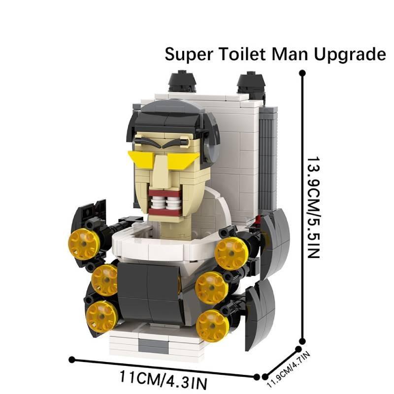 Mocskibidi Toilet Building Blocks Set For Creative Kids With 100 To 500 Colorful Pieces