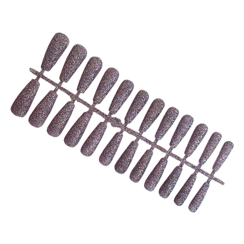 

Девочки Блестящие Накладные Ногти Длинные Заостренные Съемные Типсы Аксессуары для Искусства Накладные Цветные Матовые Полное Покрытие Патчи для Дома