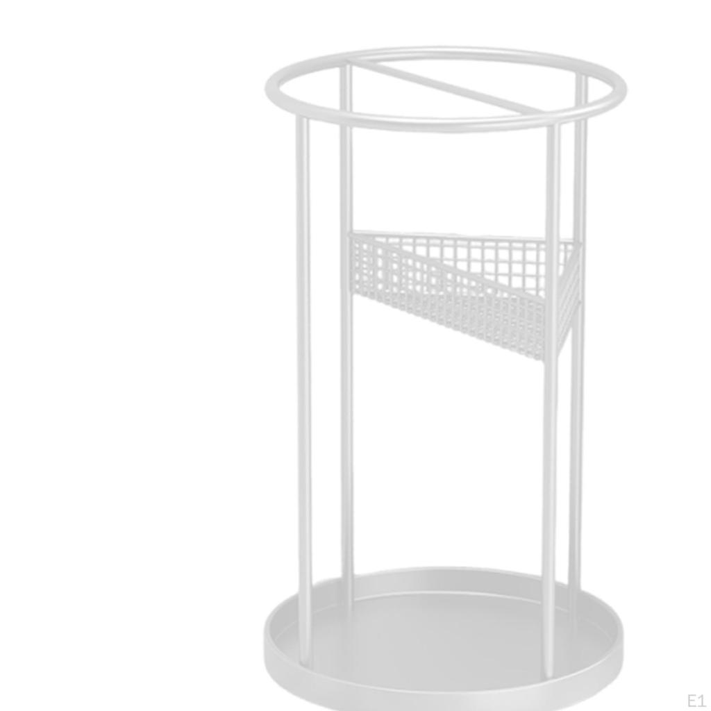 Suport compact tip butoi pentru umbrele, bastoane și bețe de mers