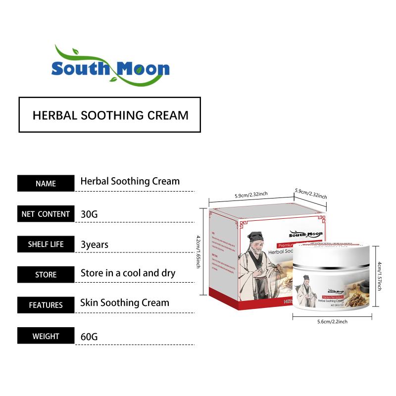 Herbal Soothing Cream Relieve Itching And Redness Gentle Ingredient Moisturizing Nourishing Dry Skin