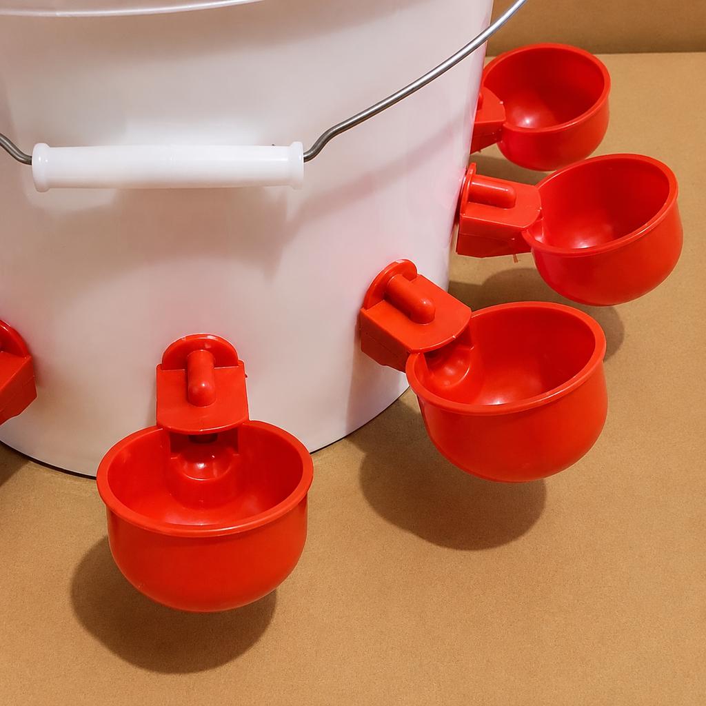 Automatic Chicken Water Dispenser, 9.1L Bucket Dispenser with
