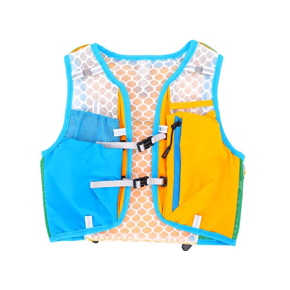 Breathable Mesh Kids Hydration Backpack Stretch Fabric Cycling Hydration Vest Kids Hydration Vest