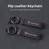 Car Tire Wheel Valve Caps Cover Suede Car Key Chain Ring Keychain For Peugeot 206 307 308 3008 207 208 407 408 508 2008 5008 301 UGE2