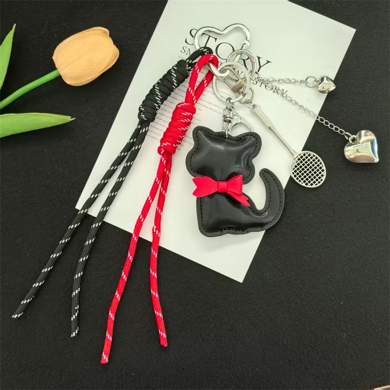Handmade Nylon Woven Rope Bag Pendant Cute Candy Color Fashion Backpack Handbag Hanging Bags Accessories