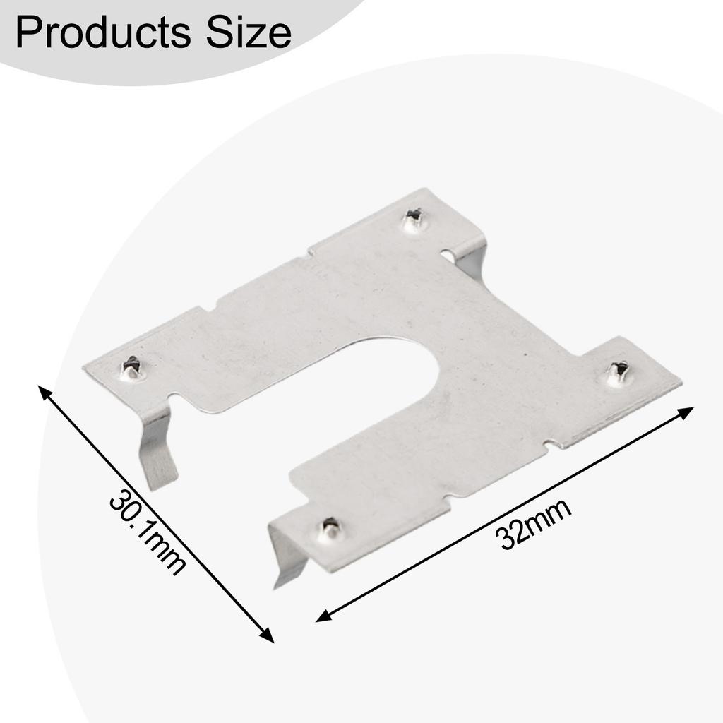 Grounding Washer Grounding Lug Photovoltaic Bracket Practical Silver Solar Panels PV Roof Fitting Rail Conductive Sheet 20pcs