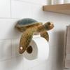 Coastal Style Sea Turtle Toilet Paper Holder Resin Bathroom Tissue Holder Cafe Washroom