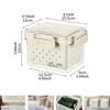 Fridge Storage Container for Fruits and Vegetables, Airtight Bin Produce