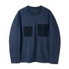 BROMPTON LONDON Unbalance Out Pocket T-Shirt - D/Blue (P253Mts103)