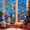 Christmas Electrostatic Window Sticker  Spirit Greench Sticker Window Glass Sticker