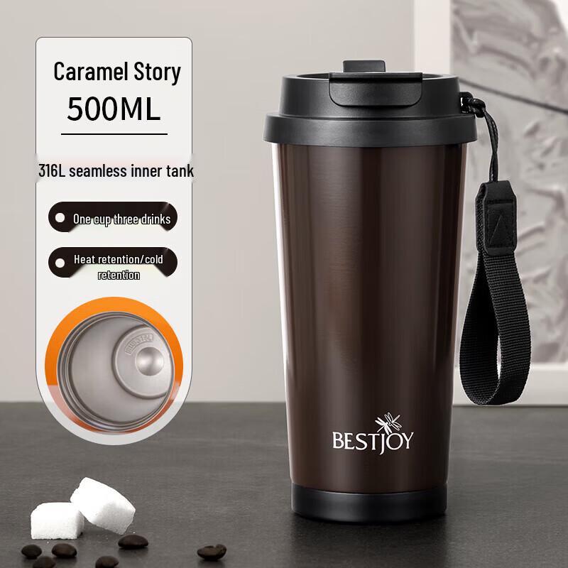 

FUGURNG BESTJOY 500ml Stainless Steel Coffee Mug