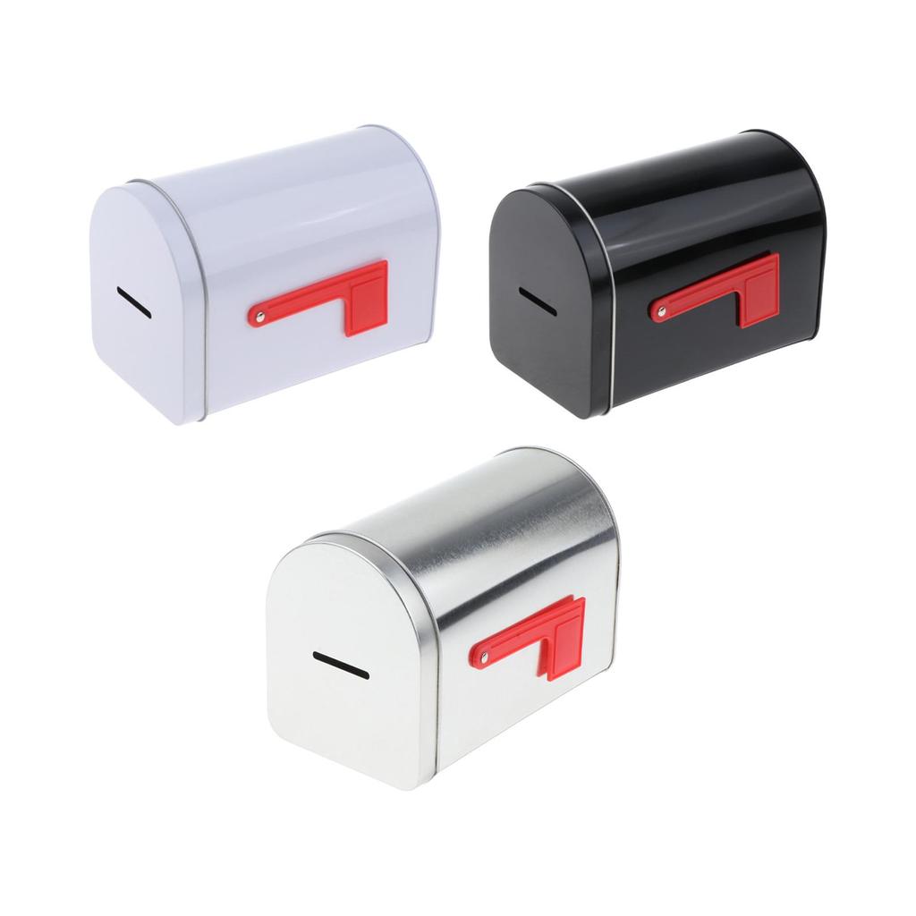 Mailbox Windproof Mail Insertion Modern Iron Letterbox for Outdoor Gate Door