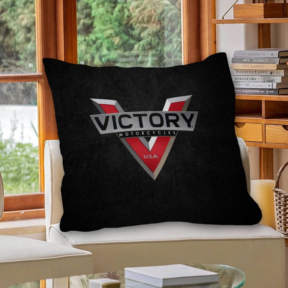 V-Victorys Motorcycles Racing Pillow Cover Design Cushion Cover Decor Holiday Decorati