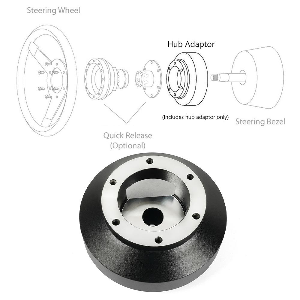 131H Short Hub Steering Wheel Adapter Kit For 01-11 Honda Civic All Ep3