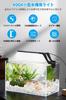 AQQA Small Aquarium Light with Timer, 10 Brightness Settings, 3 Color Switching, USB Powered, 16H Auto Dimming Mode, for Small Aquariums, Medaka Light
