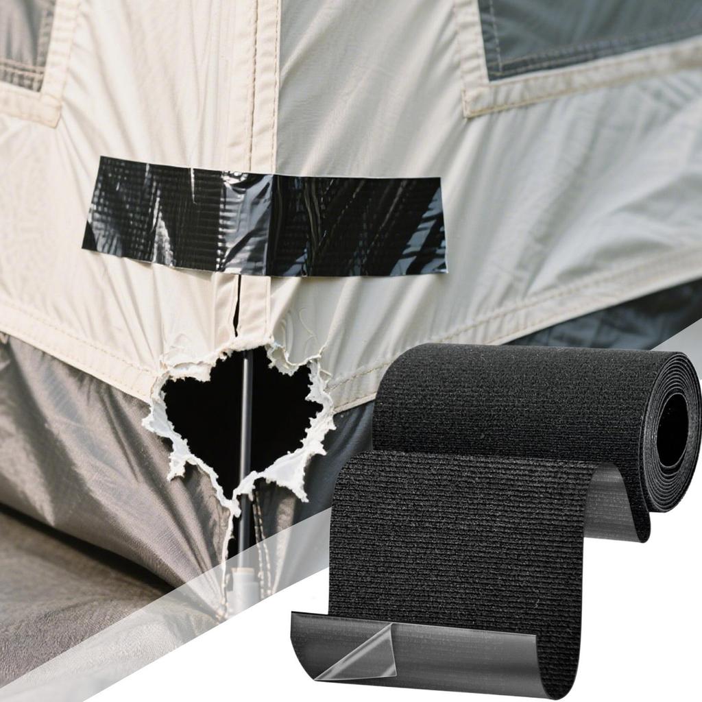 Fabric Tape Self-Adhesive Clothes Patch Weatherproof Washable Canvas Leather Repair Tape for Boat Cover Furniture Tent