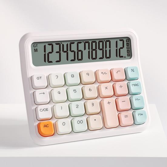 Basic Calculator with Extra Large LCD Display Easy To Read Battery Powered Portable Office Home Use Desktop Calculator