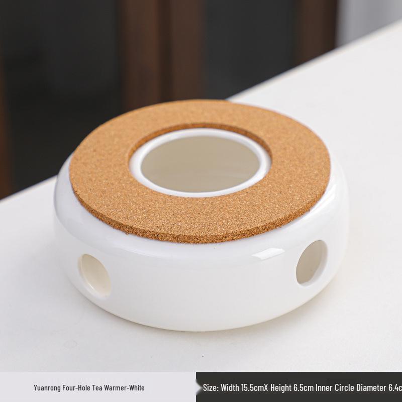 Ceramic Candle Warmer for Tea - Insulating Stove for Boiling and Warming in Home, Restaurant, or Hotel