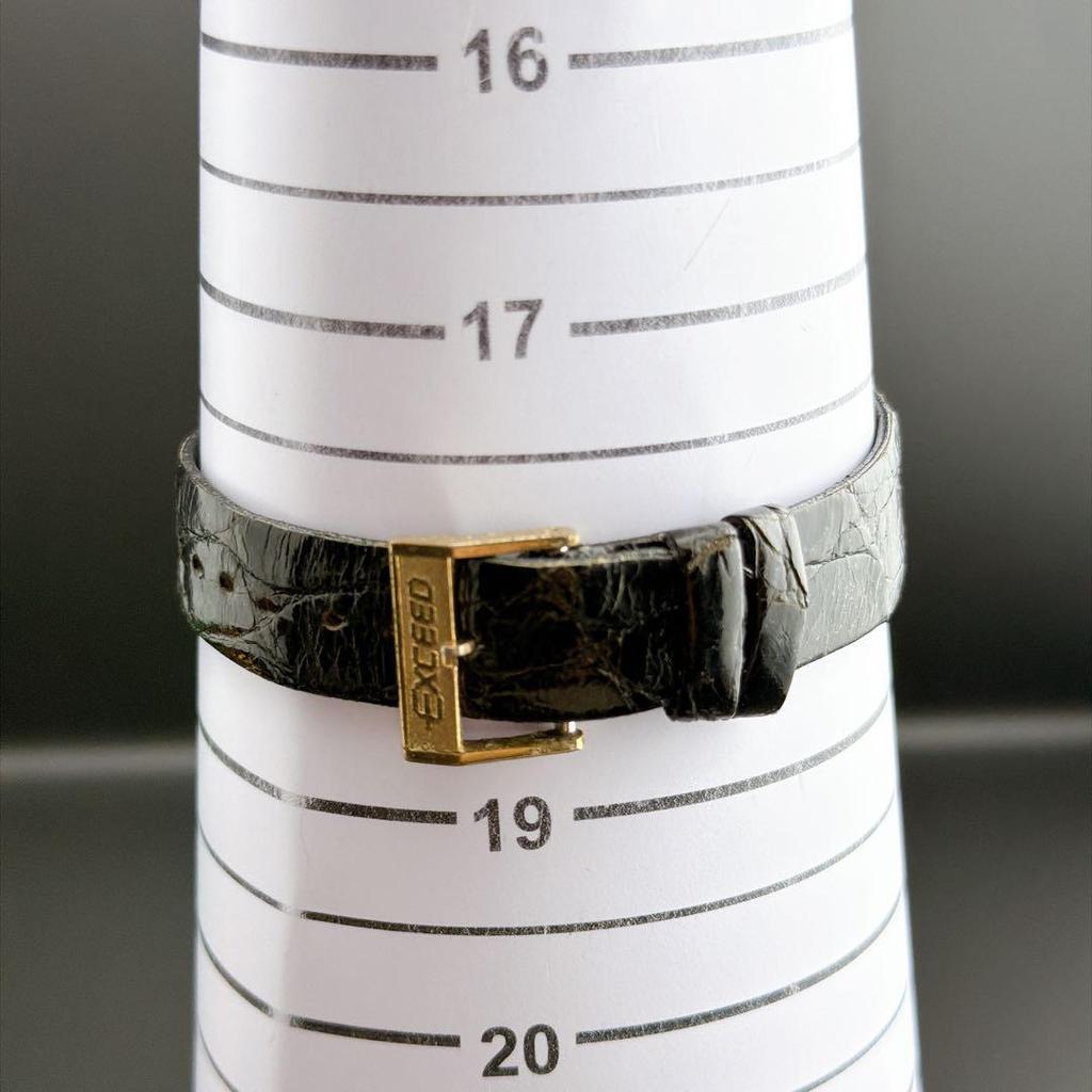 Used [Rare/Beautiful Item] Old Citizen Tank Exceed Black Quartz Men's Watch