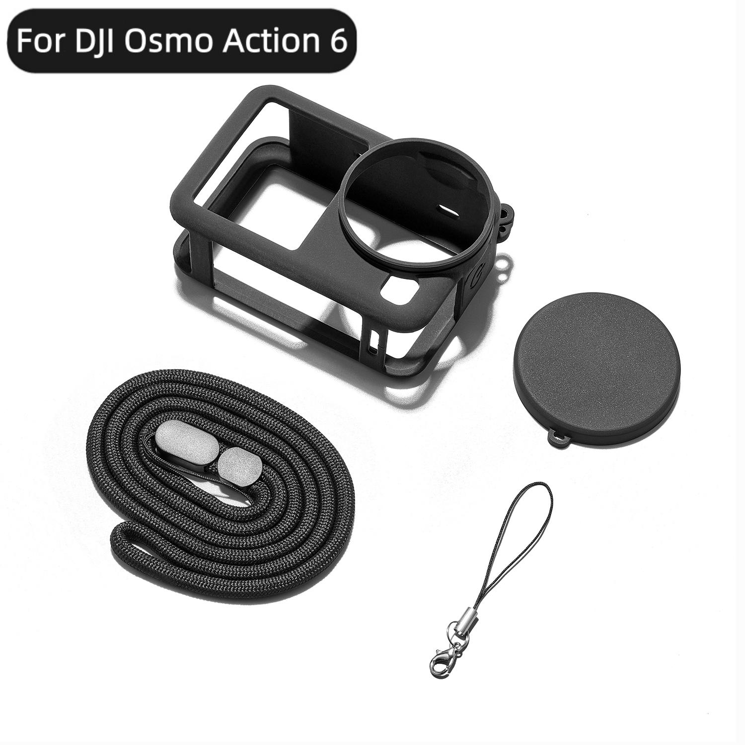 

Silicone Case For Dji Osmo Action 6 Protector Protective Lens Cap Cover for Action6 Accessories Action Camera
