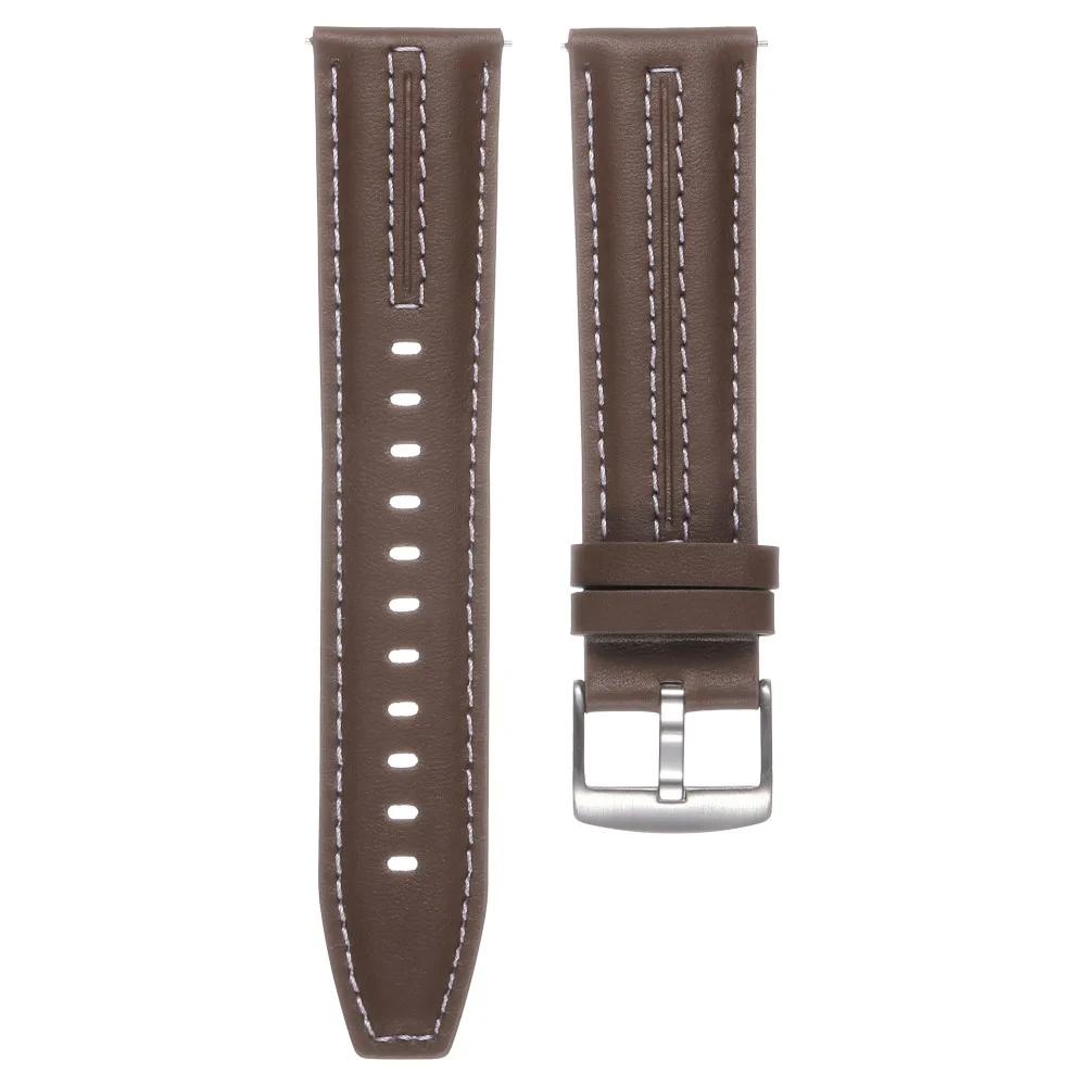 22mm 18mm Official Leather Strap  For Huawei Watch GT6 46mm Business Style Band For Huawei Watch GT5 6 Pro 46mm Wristband