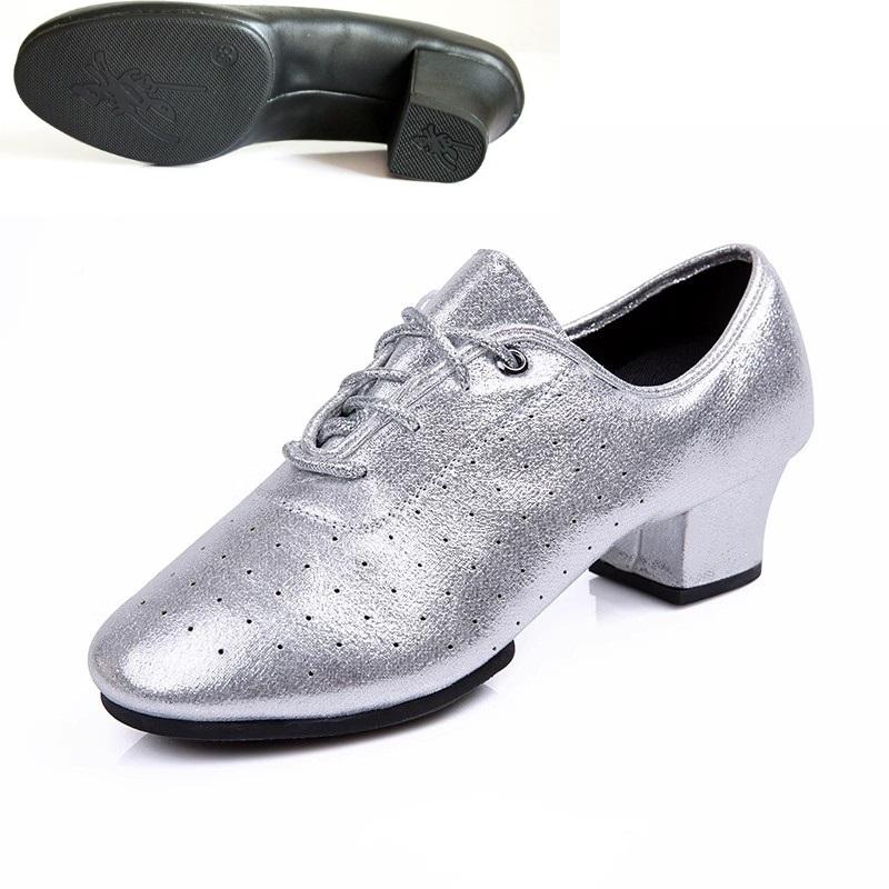 Sneakers Leather Shoes Men Women Latin Dance Shoes Professional practice Dance Shoes Precisely Bullfighting Jazz Dance Shoes