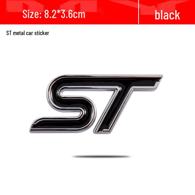 Compatible with Ford Focus, Mondeo, Fiesta, EcoSport, and Other Car Mods. ST Metal Body Stickers/tail Badges Available.