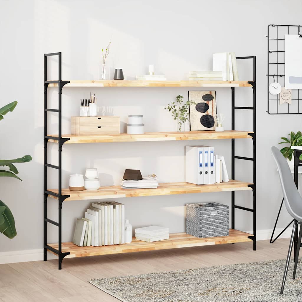 Floating Shelves 2 pcs 160 x 30 x 4 cm Solid Acacia Wood Untreated