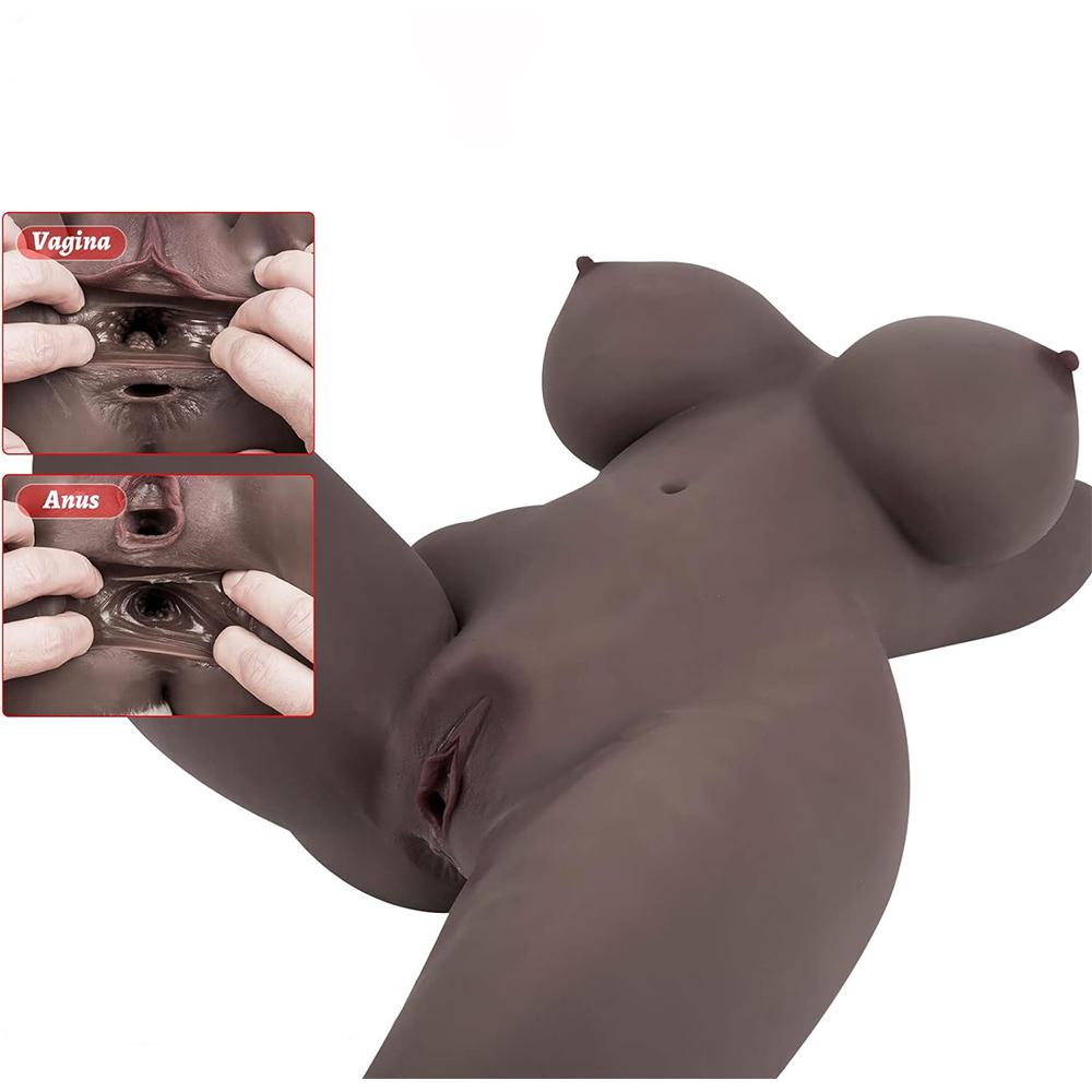 16KG Realistická Sexuální Panenka s Ultra-Měkkou Kůží a Flexibilním Sexuálním Torzem, Velká Prsa, Tlustý Zadek a Otvory pro Vaginální a Anální Vstup