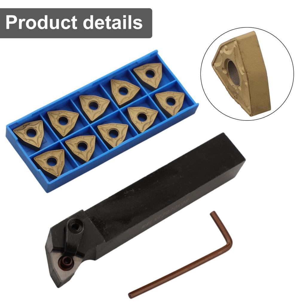 Carbide Inserts Set Lathe Turning Tool Holder MWLNR2020K08 Holder