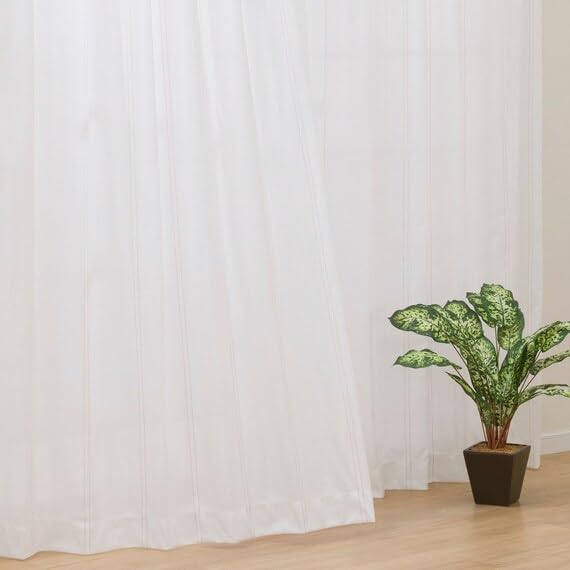 Nitori Heat and Image Insulation Lace Curtain Kanna 2 100 x 133 cm 2 Pieces Rose NITORI 7340507