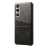 For Sony Xperia 1 VI Case Dual Card Slots PU Leather PC Hard Phone Cover