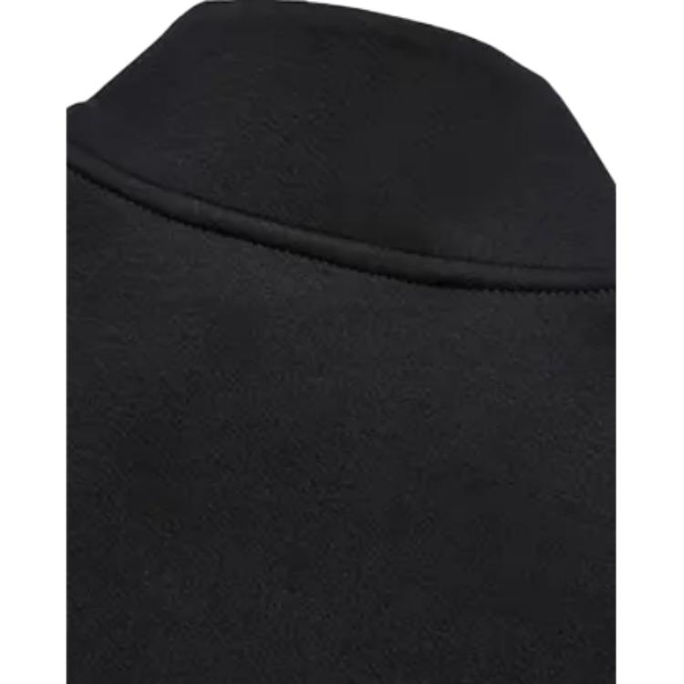 Fila Fleece Collar Knitted Straight Logo Print Jacket Men Jacket Legendary-Blue F51M348532ANV