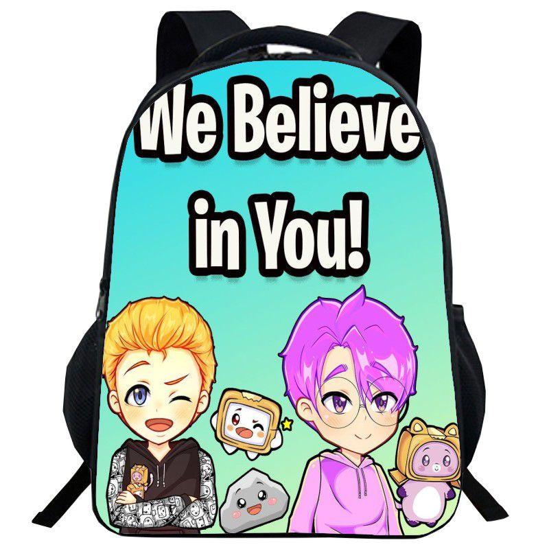 Lankybox Backpack Cartoon Schoolbag For Kids With Adjustable Padded Straps And Stylish Design