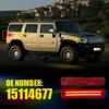 2x Red Lens Led Rear Red Side Marker Lights For Hummer H2 2003-2009 Red 15114677