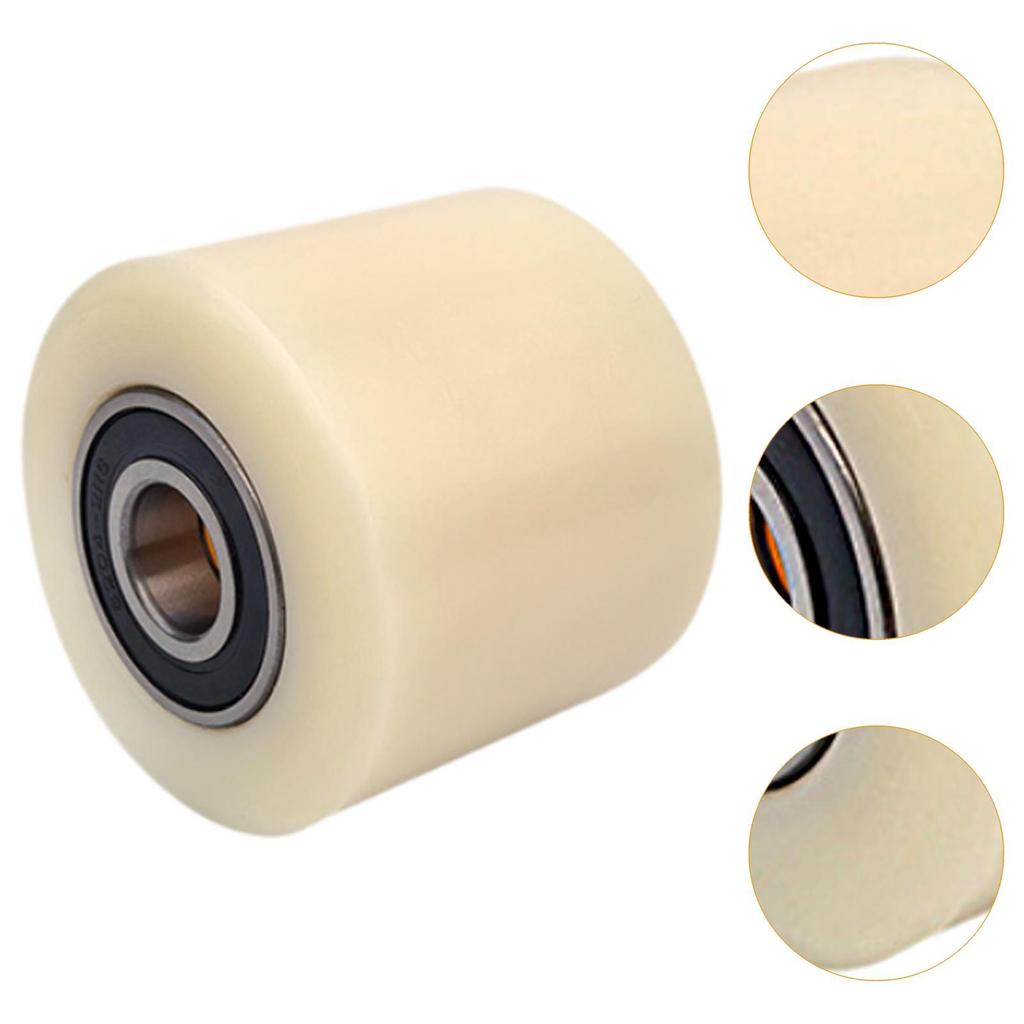 Nylon Drive Tire Wheel for Forklift Durable Assembly Electric Pallet Roller Part for Small and Manual Forklifts