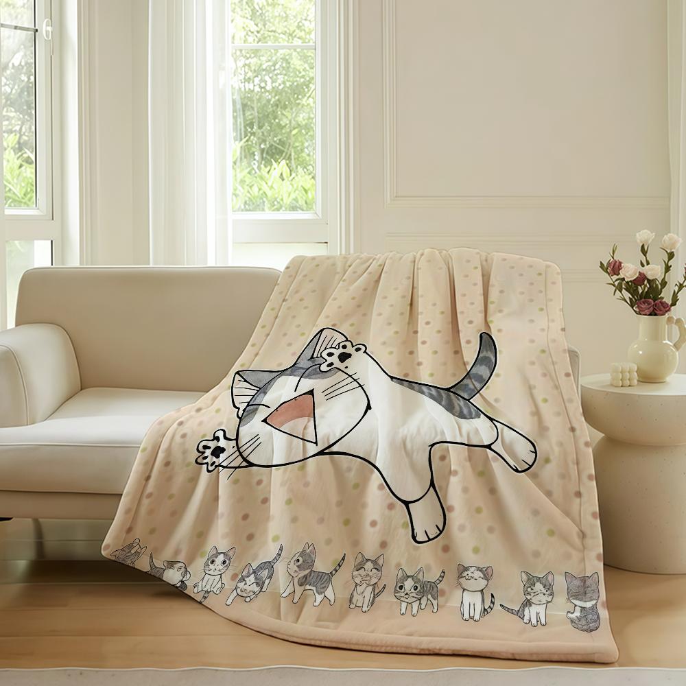 

Cartoon cute C Chi s S Sweet H Home Blanket For Sofa Office Bed Plane Travel Sleep Read Relax Camping Soft And Warm 75x90cm