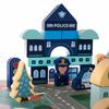 Drewniane Klocki Miasto Auta 100 Klocków + Puzzle