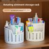 Rotating Grid Tube Shaped Drug Cream Desktop Storage Bucket