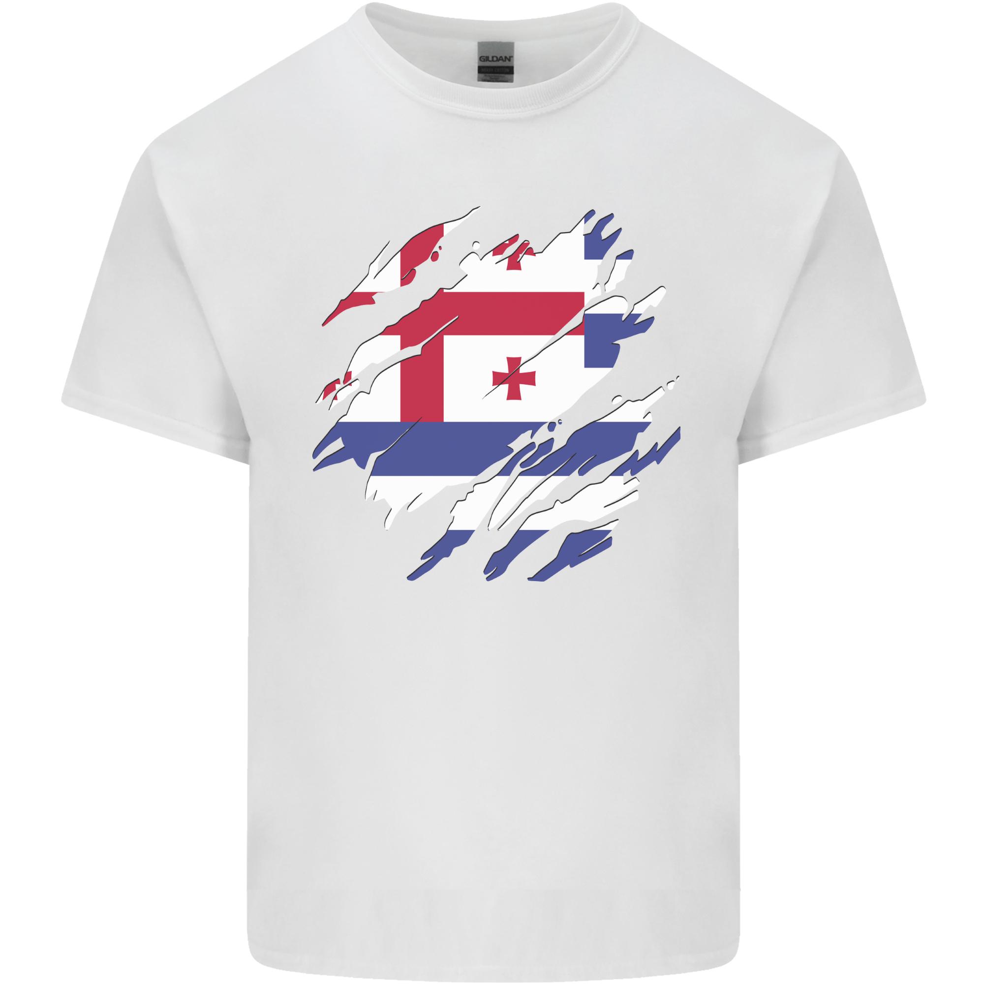 Torn Flag Ajaria Unisexs Light Cotton TShirt S